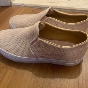 Light Pink Slip On Vans